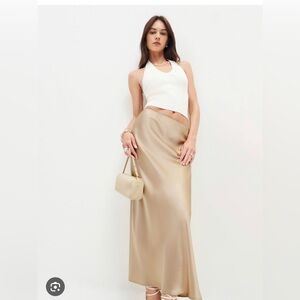 Reformation Layla Silk skirt